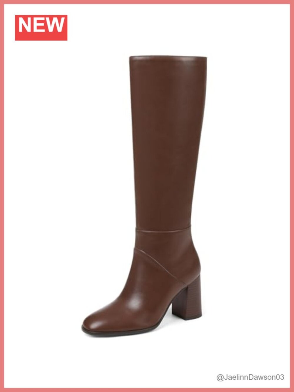 Women's Knee-High Boots Chunky Block Heel Faux Suede Tall Fall Boots